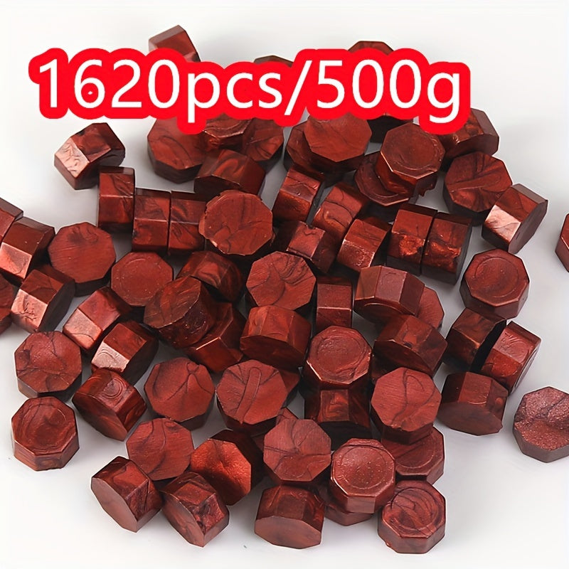 1620pcs/500g Octagonal wax particles for envelope special mud DIY gift box sealing wax retro bulk sealing wax particle