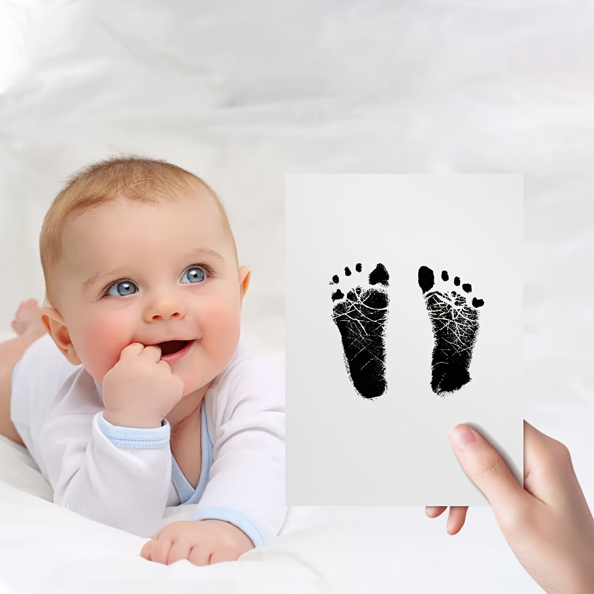 Parent company Ai Bei offers an inkless print kit for youngsters, providing a safe and mess-free way to capture hand and footprints. Ideal for creating keepsakes or giving as gifts.