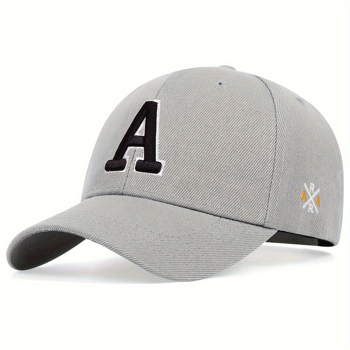 Men's A Letter Embroidery Baseball Cap, Outdoor Sun Protection Casual Cap for Spring and Autumn Travel.