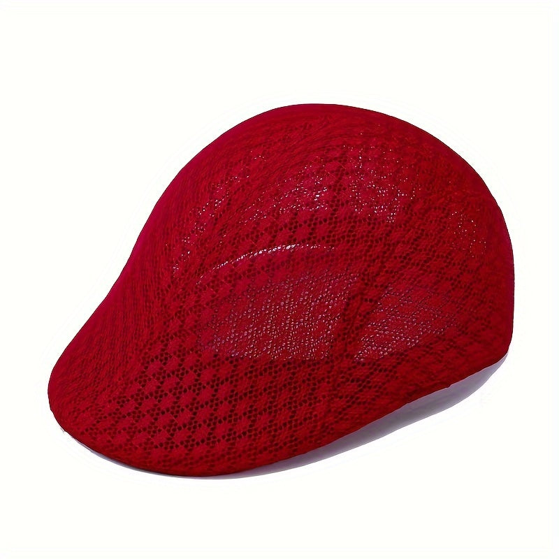 Breathable mesh cap for summer vacations, made of polyester