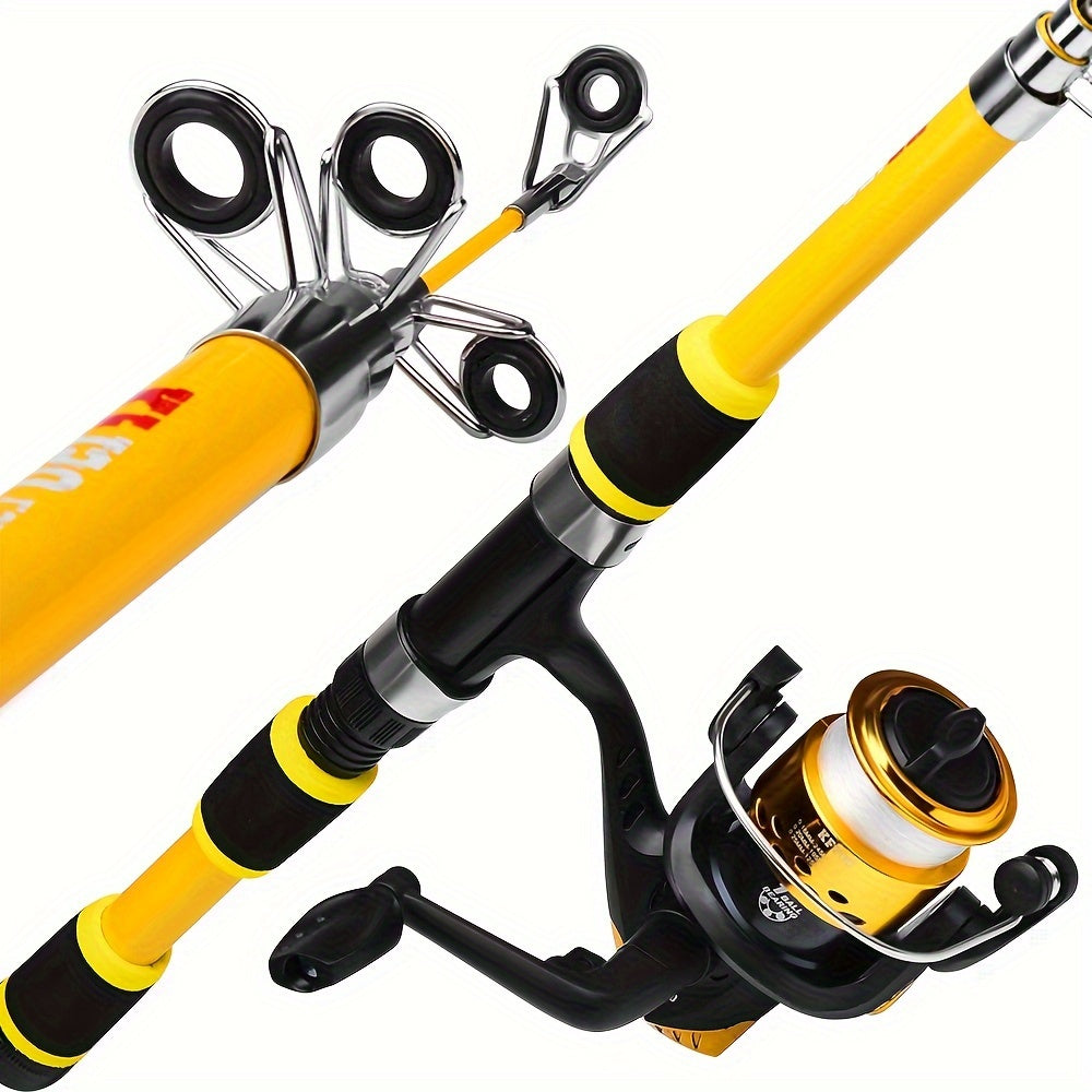 Proberos Ultra-Light Telescopic Fishing Rod - 149.35cm/179.83cm, Glass Fiber, Portable & Versatile