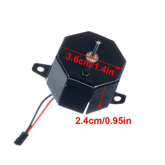 Motor for Fireplace Fan, High-Speed 1450RPM, Large 42-43mm - Sturdy Iron Build, Large Size