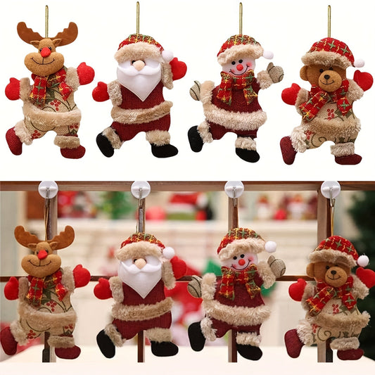 Set of 4 Christmas Hanging Ornaments