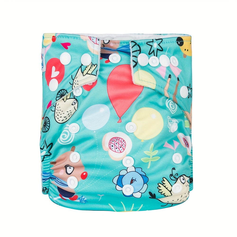 Durable Cloth Diaper with Pocket for Baby Girls and Boys - Waterproof and Adjustable