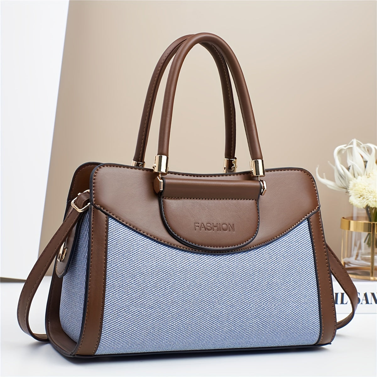 Stylish Valentine's Day handbag with retro vibes, large capacity, and versatile design for women.