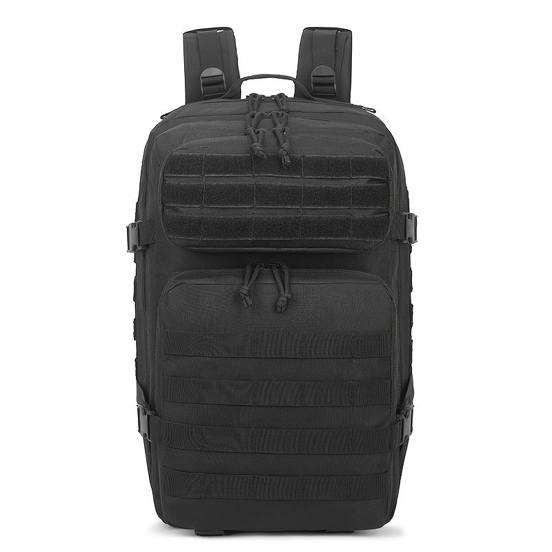 1pc YAKEDA 40L Sports Outdoor Backpack with MOLLE System, Waterproof Polyester, Zipper Closure, Padded Back, Durable Buckles, and Hydration Compatibility