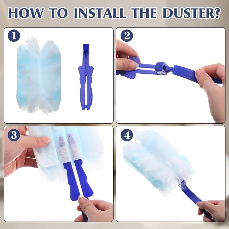 Set of 11 Desktop Cleaning Dust Brushes, Household Anti-Static Duster for Narrow Gaps and Tight Areas, User-Friendly Design with No Dust Shedding