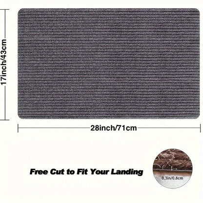 Ultra-absorbent 1pc door mat with non-slip backing - Long-lasting and machine washable to combat dust, water, and sand - Ideal for main entrances, back doors, bedrooms, kitchens, and offices.