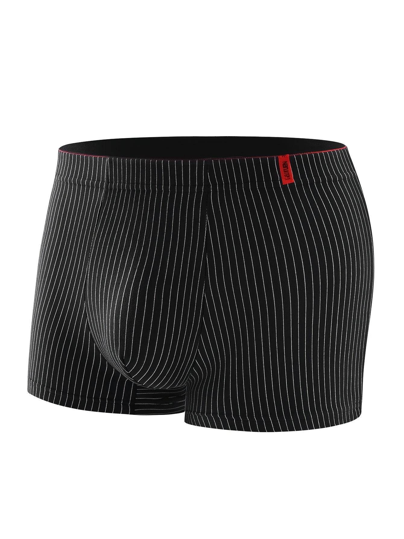 Men's striped boxers in 1pc, 4pcs, or 8pcs sets, with stylish design and breathable fabric.