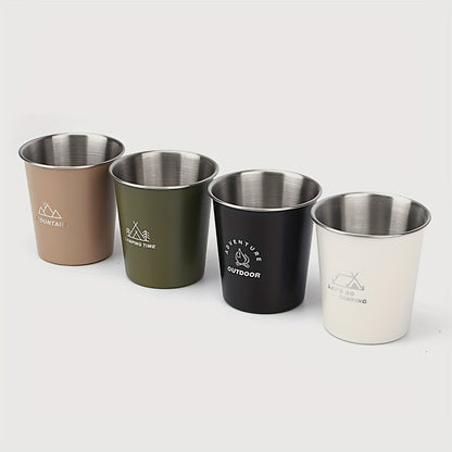 Durable stainless steel cup with non-stick coating - unbreakable, BPA-free, perfect for home, office, and travel - great birthday gift.