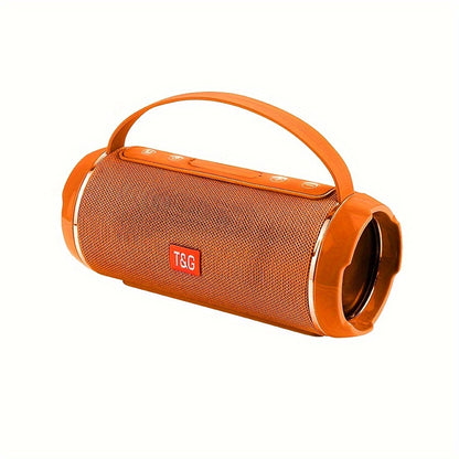 T&G TG116C is a portable wireless speaker with 5.0 surround sound, USB/TF/FM broadcast, and 10m connectivity. It has a rechargeable lithium battery with Type-C charging, making it a perfect