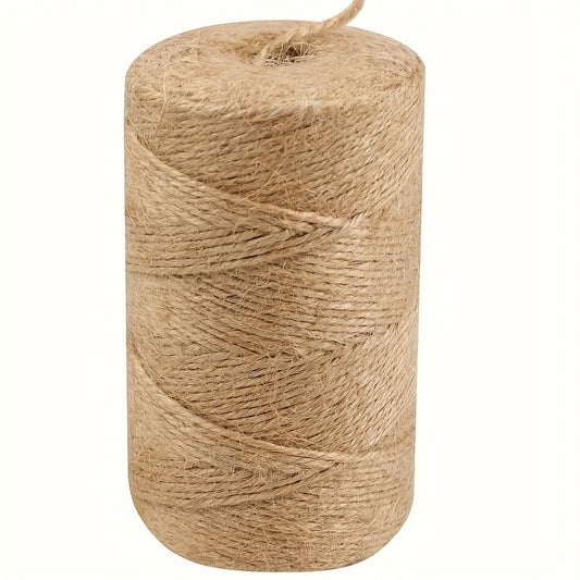 100.0meter Natural Jute Twine - Ideal for Gardening, Crafts, Decor, and Gifts