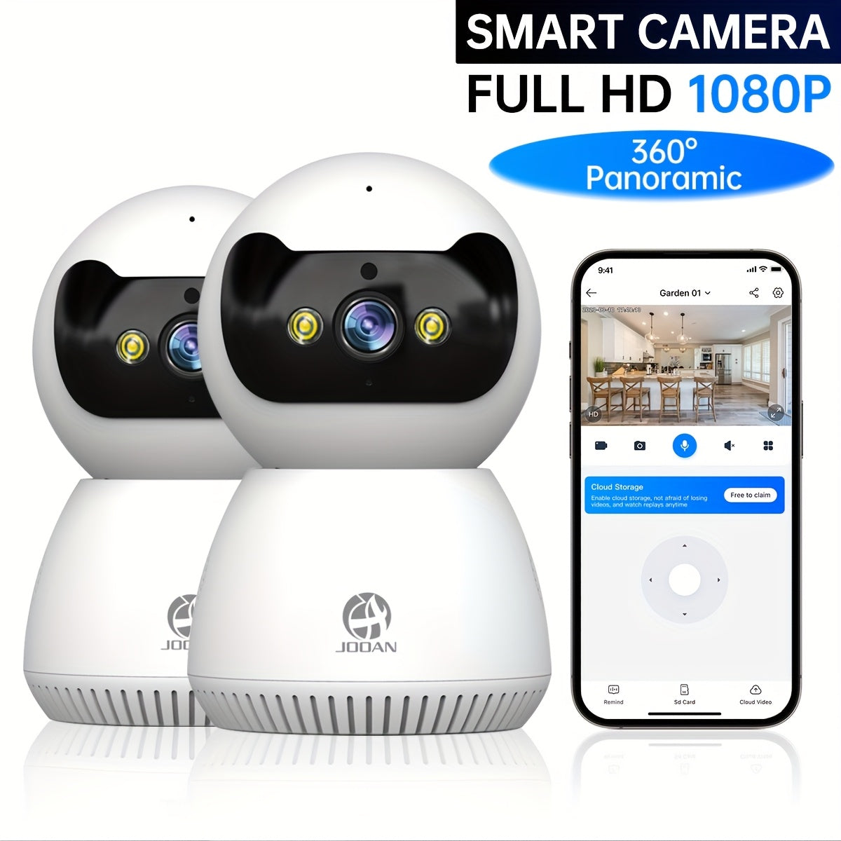 Advanced 1080P HD Security Camera featuring Automatic Tracking, Full Color Night Vision, and Two-Way Audio - Dual Band 5G WiFi IP Camera for Home Surveillance