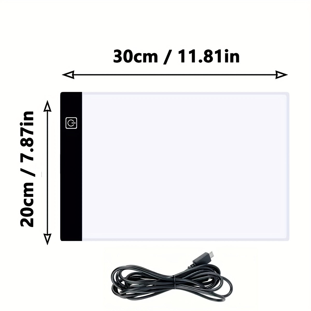 Led Drawing Copy Board with 3 dimmable levels available in A5/A4/A3 sizes for learning and educational assistance.