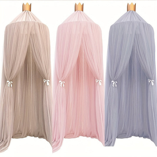 Baby Mosquito Net Bed Curtain Dome Bed Net, Yarn Bed Curtain for Children's Room Decoration, Photography Props, Baby Bedding Set with Infant Mosquito Net - Perfect Halloween or Christmas Gift.