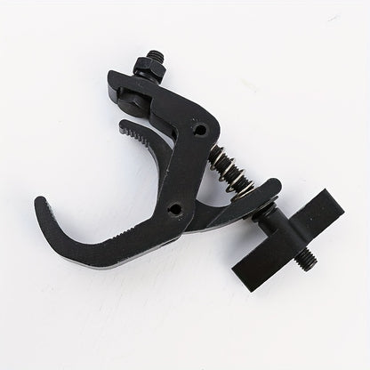 Spring Lamp Hook Aluminum Alloy Headlight Hook for stage lighting & computer headlight beams with spring eagle claw design.