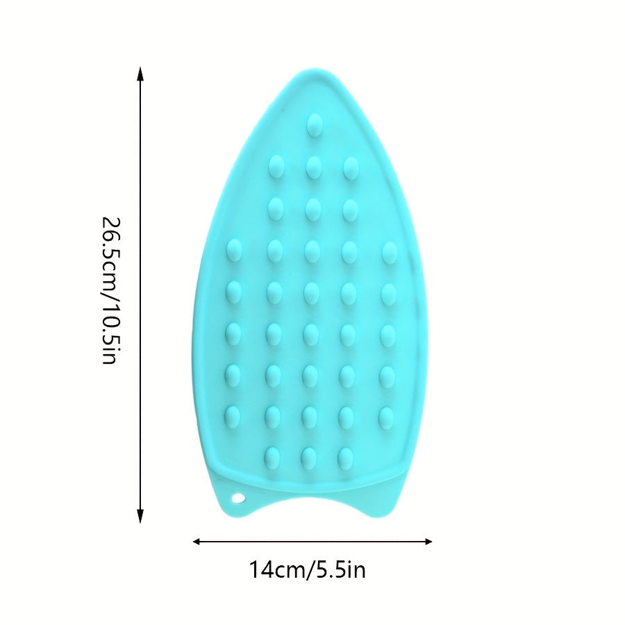 Durable and Reusable Foldable Solid Color Ironing Mat with 26.67cm Thickness, Made of Silicone Heat Insulation Material - Non-Electric Home Laundry Supplies