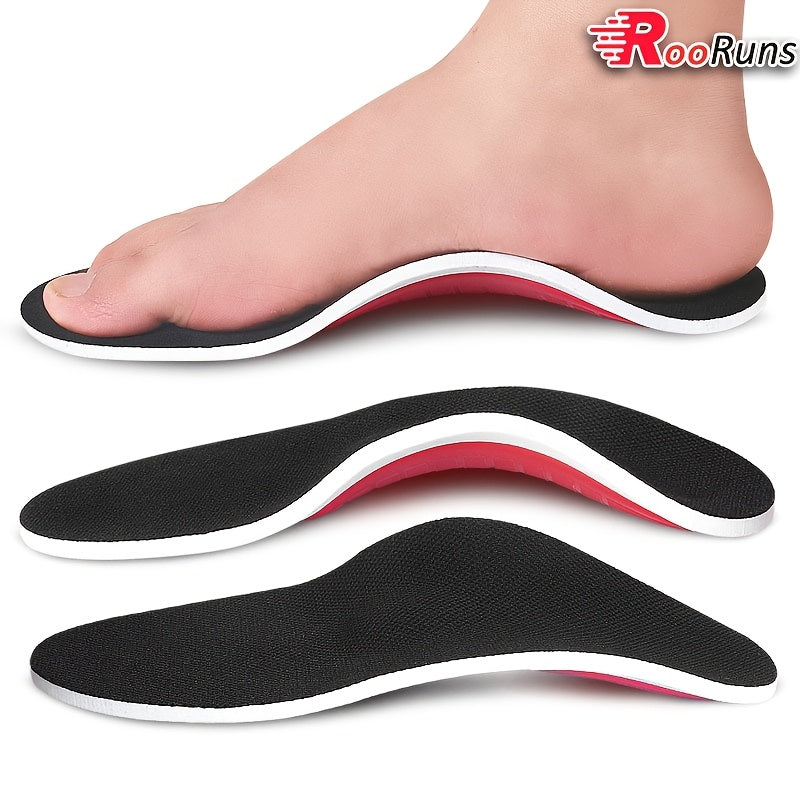 Rooruns Unisex Sports Insoles, Anti Odor, Sweat Absorbing, Breathable, Thick, Lightweight, Comfortable, Customizable