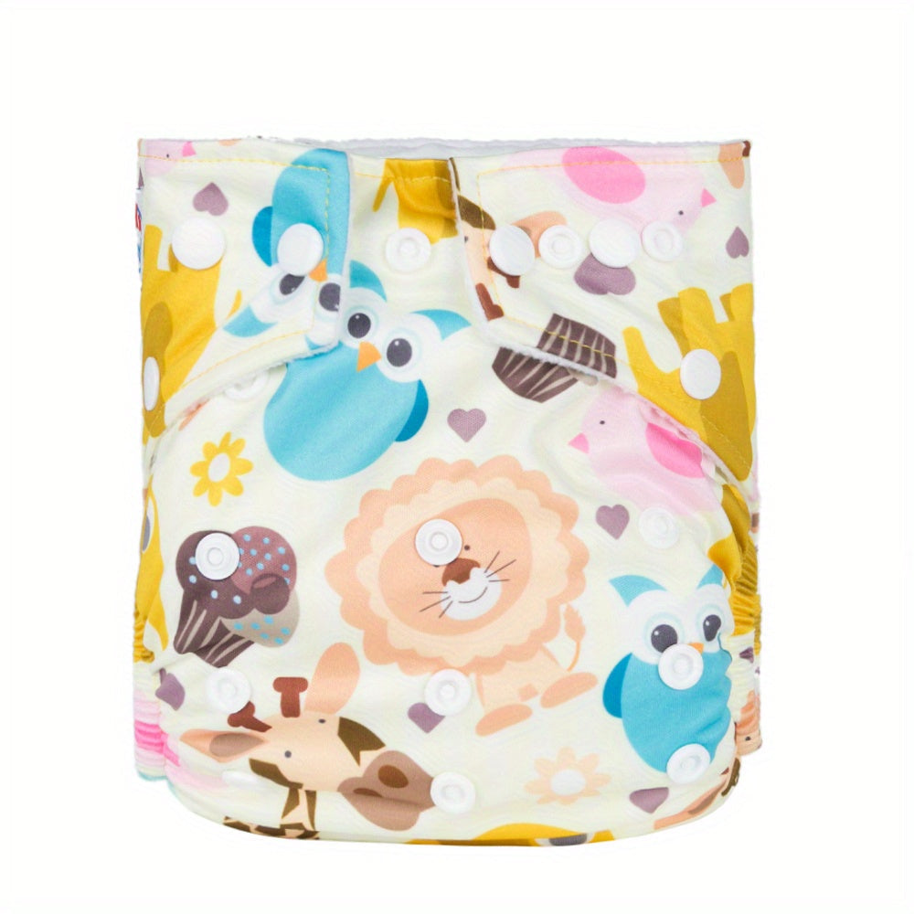 Durable Cloth Diaper with Pocket for Baby Girls and Boys - Waterproof and Adjustable