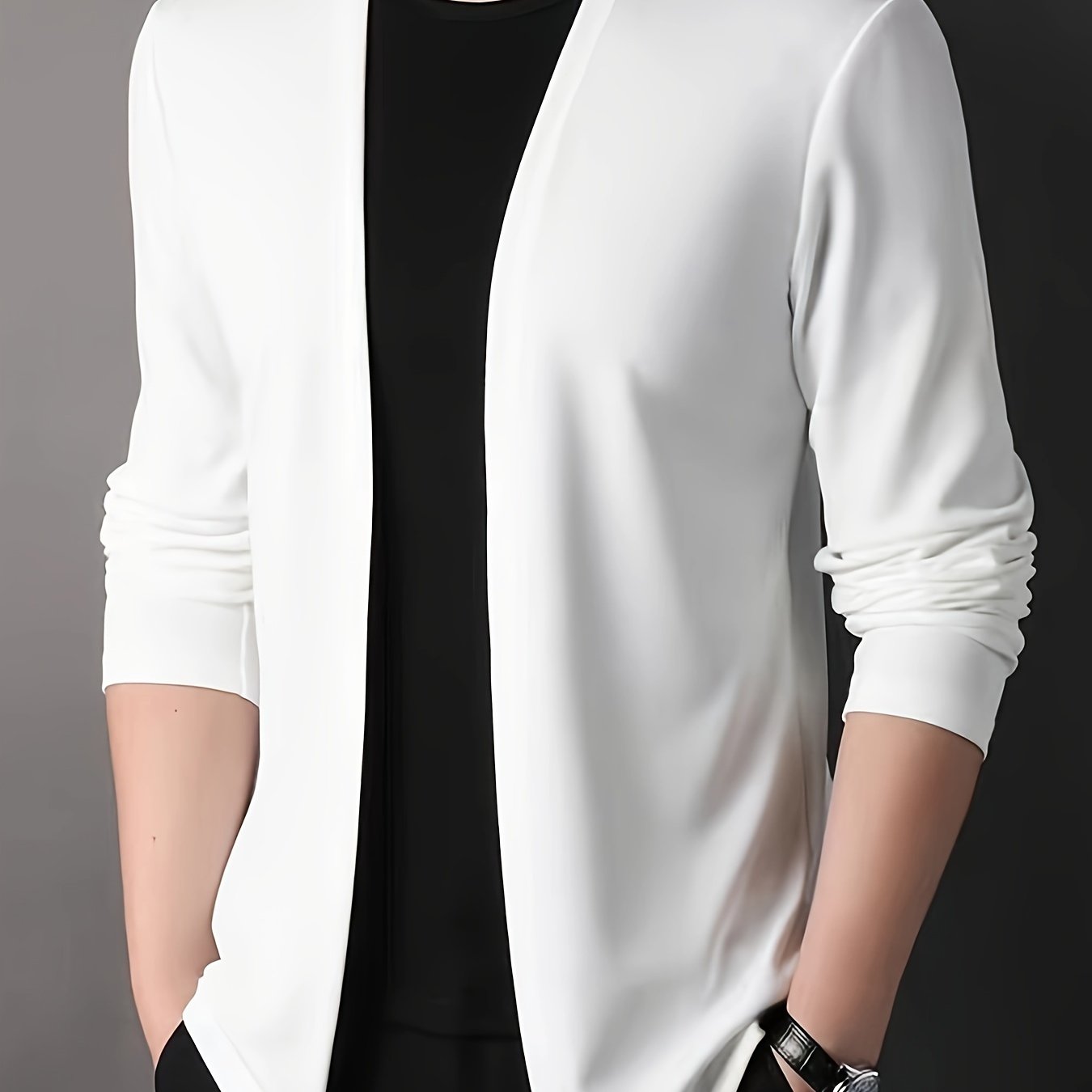 New slim fit cardigan for men, perfect for spring and autumn. Versatile, casual and on-trend.