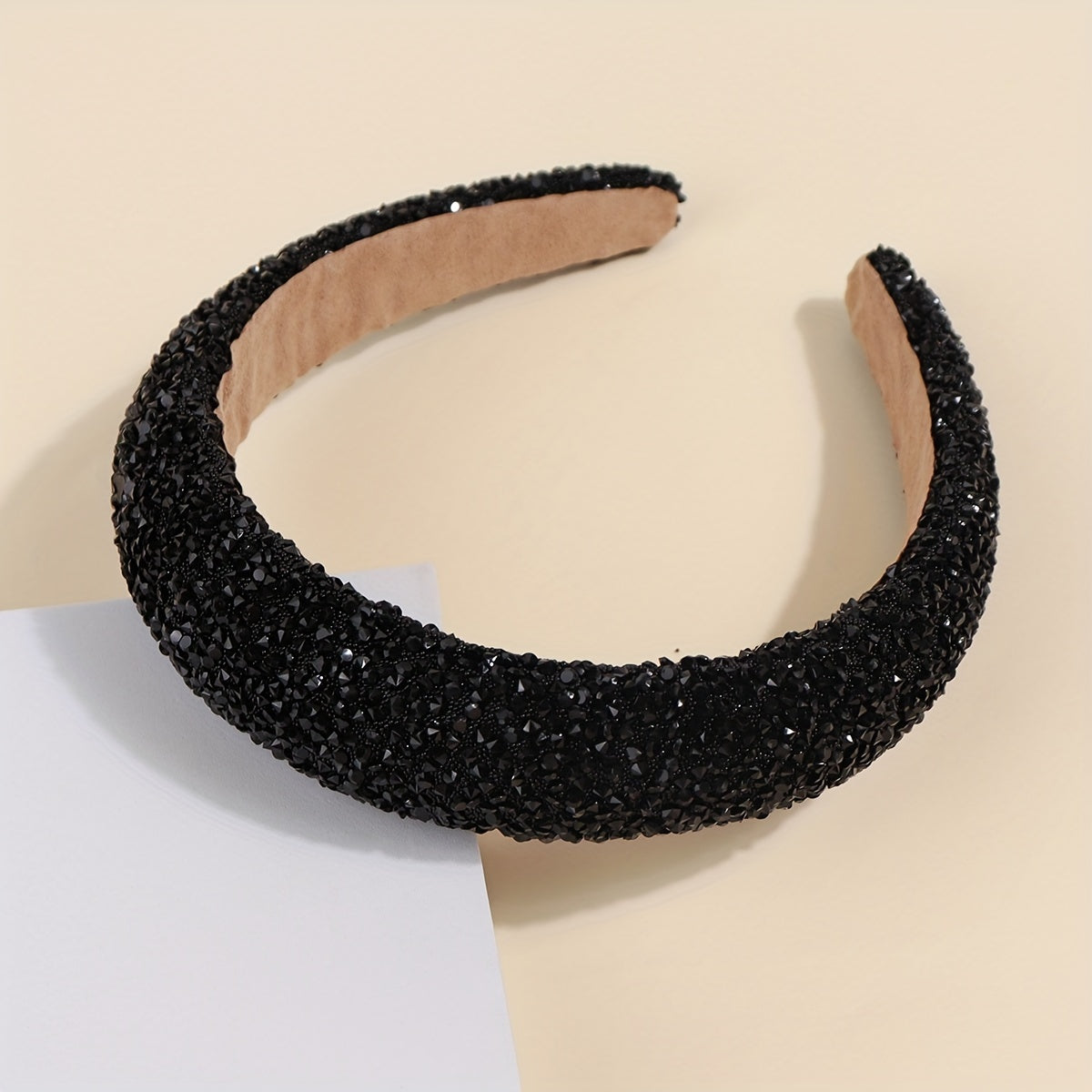 Baroque style rhinestone headband for women, colorful and elegant, perfect for everyday wear.