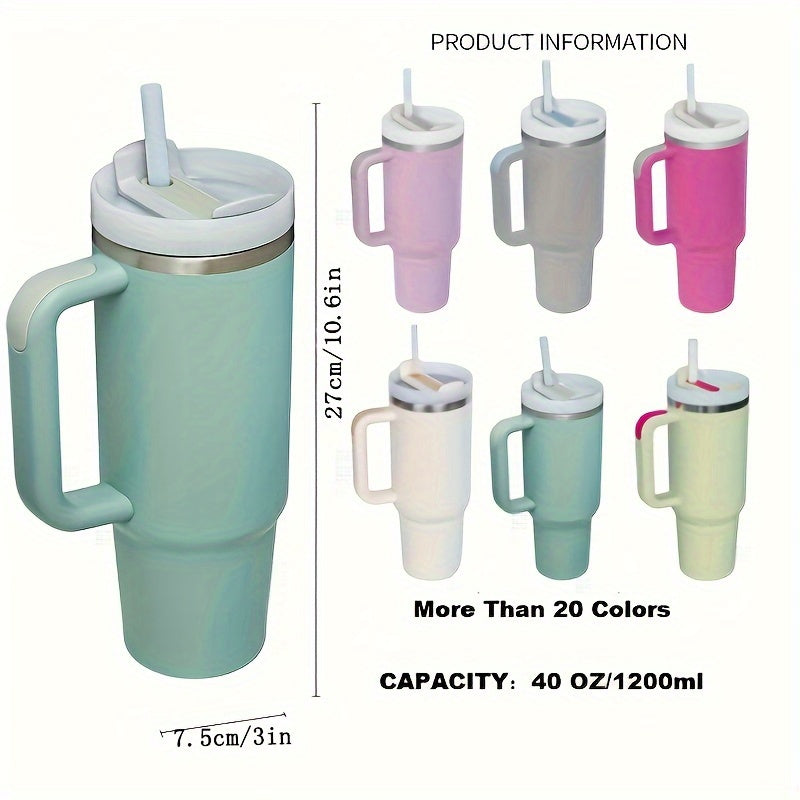 Katta zanglamas po'latdan yasalgan vakuumli tumbler, qalam bilan, lagerda, maktabda va sportda foydalanish uchun ideal - ijodiy va portativ.