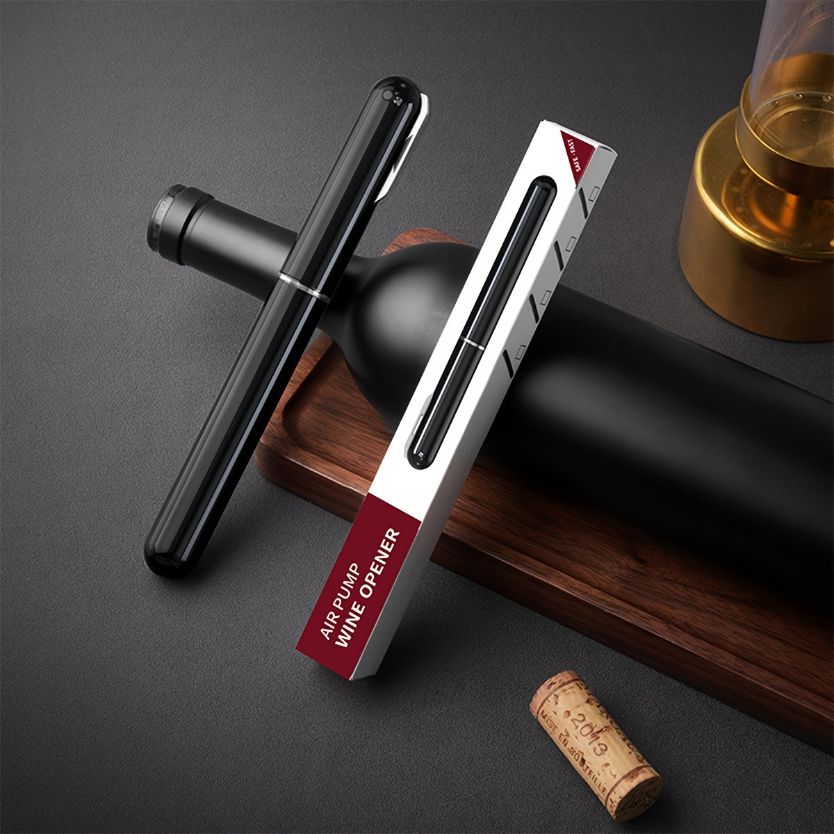 Pen-style bottle opener made of durable ABS material, suitable for holidays and everyday use.