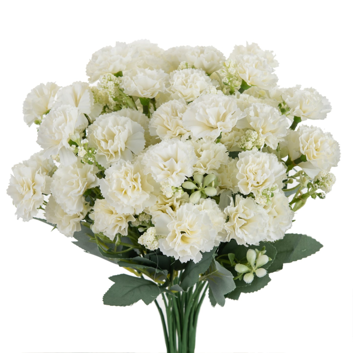 Bloomshine UV resistant outdoor artificial carnations for home decor and special occasions - perfect for weddings, engagements, spring season, Mother's Day, Thanksgiving, Eid, Valentine's