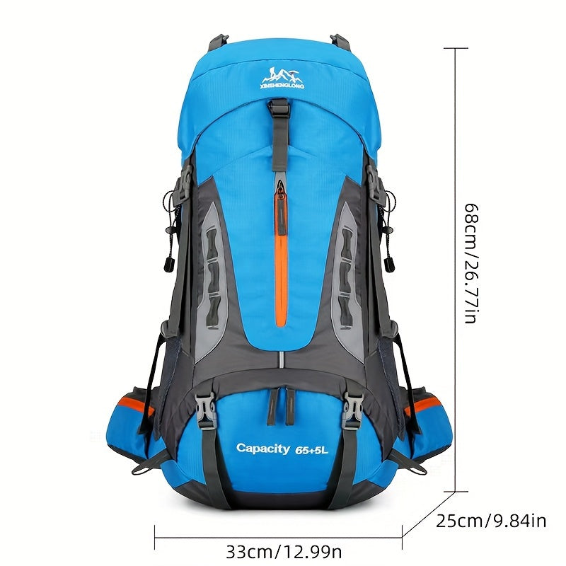 70L Men's Backpack for Camping, Fishing, Hiking, Survival