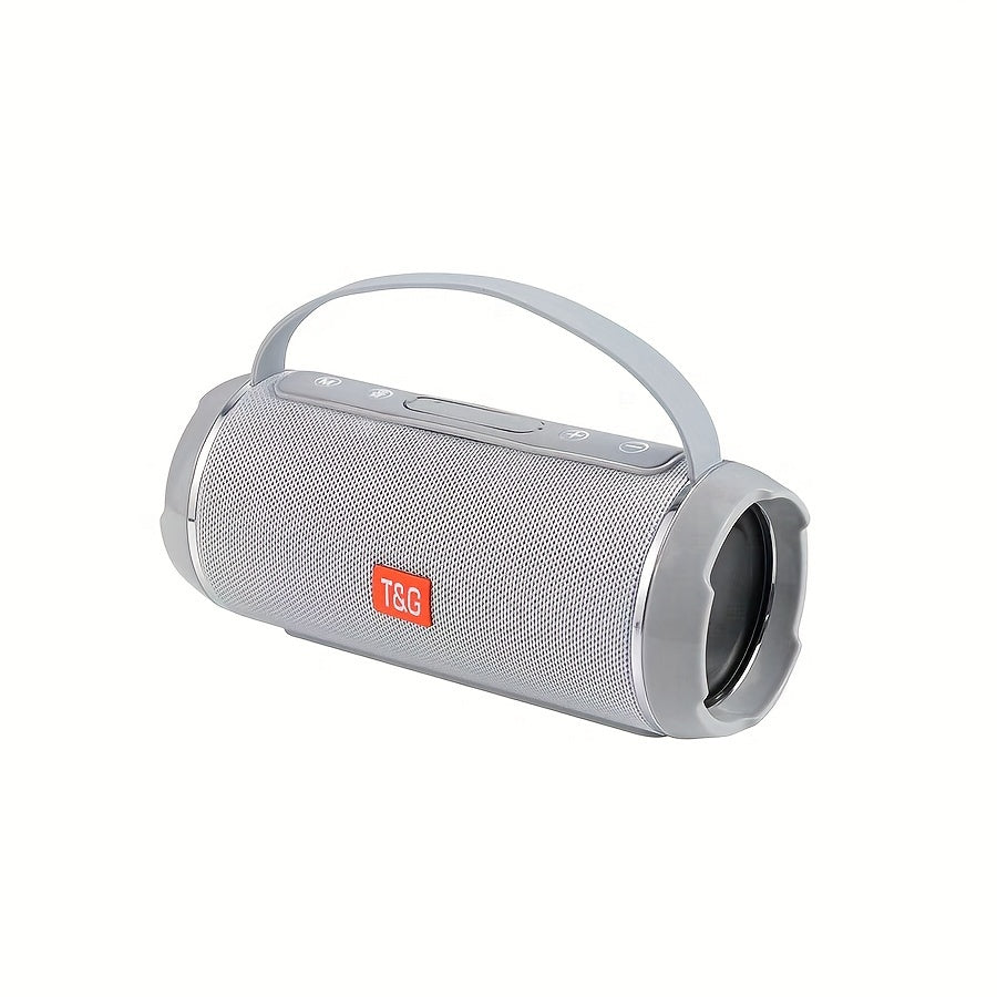 T&G TG116C is a portable wireless speaker with 5.0 surround sound, USB/TF/FM broadcast, and 10m connectivity. It has a rechargeable lithium battery with Type-C charging, making it a perfect