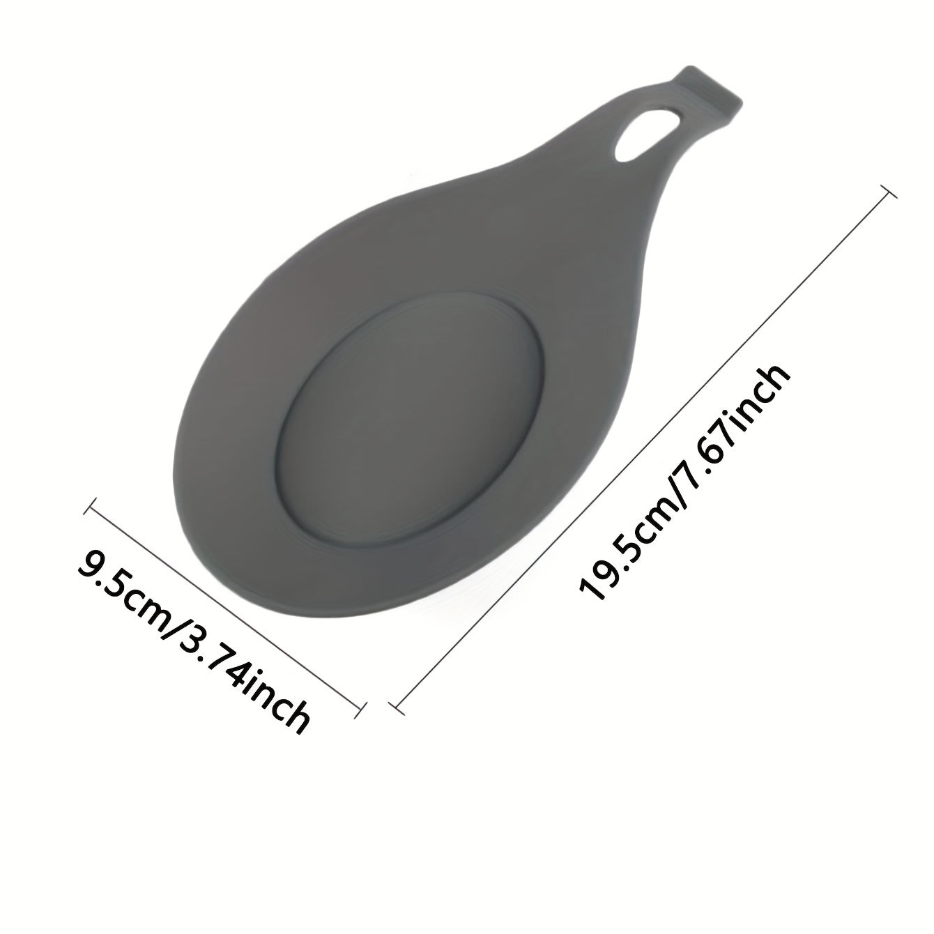 Durable, non-slip silicone spoon pad for kitchen utensils, heat-resistant and easy to clean.