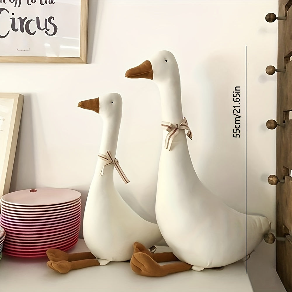 Cute Cartoon Big Goose Doll - A Wonderful Addition to Any Child's Room or Nursery!