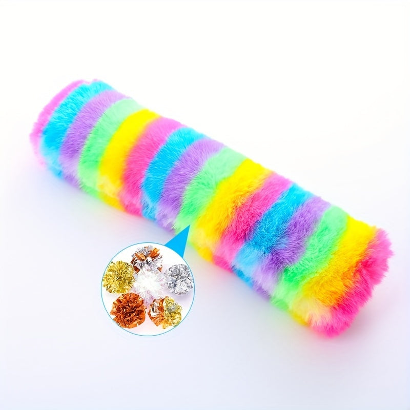 Interactive cat toy set includes plush pillow, cat chew toy, and squeak toy, ideal for indoor kitten playtime.