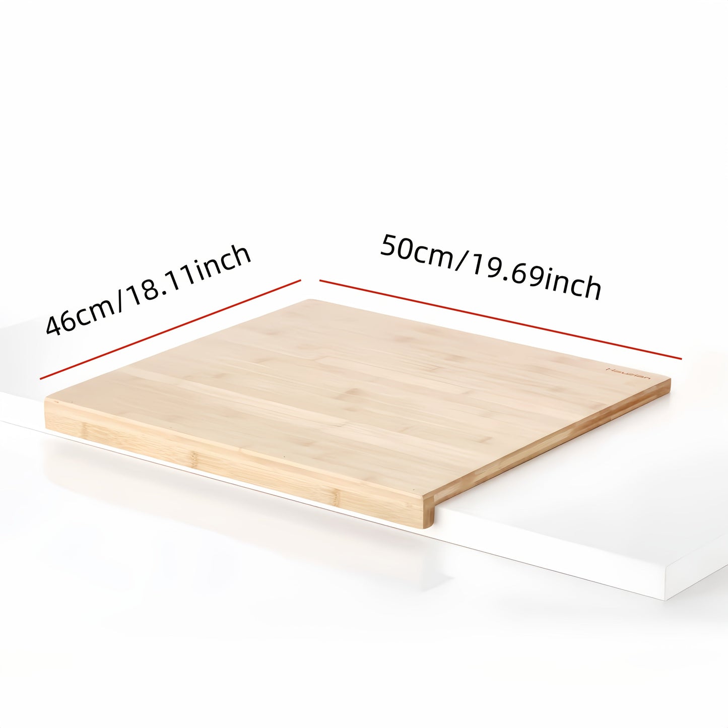 Large Bamboo Cutting Board for Kitchen and Outdoor Use - Perfect for Preparing Meals in any Setting - Versatile Chopping Board for Various Foods - Great for Restaurants, Camping, and Picnicking