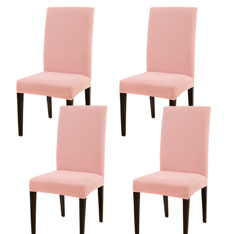 4/6 stretchable dining chair covers - removable, washable seat protector for easy cleaning and decorative style.