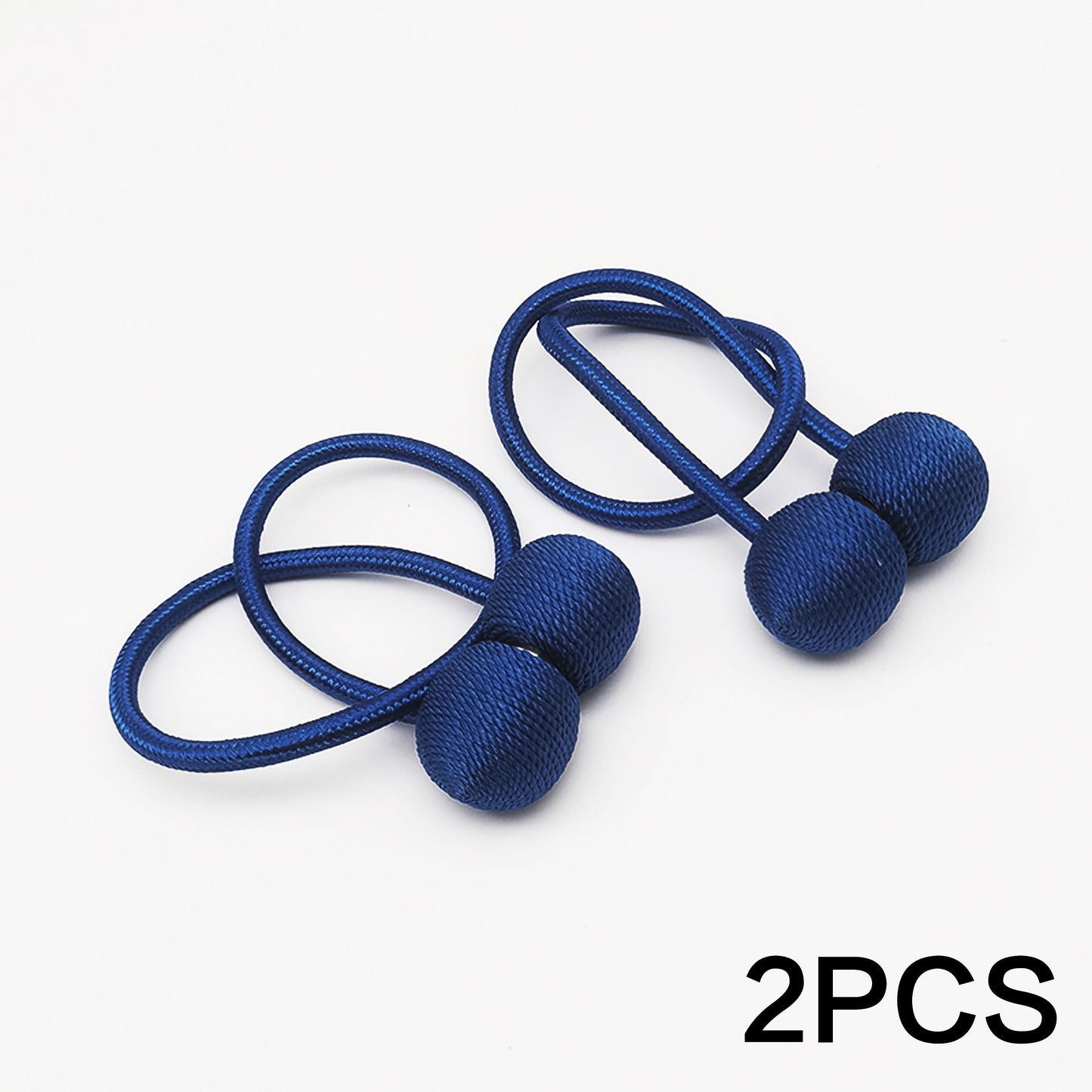 Get your hands on a set of two Classic Style Magnetic Curtain Tiebacks. These tiebacks are designed to be durable and easy to install without any drilling required. Made from polyester twisted rope, they feature a strong magnetic hold to secure your