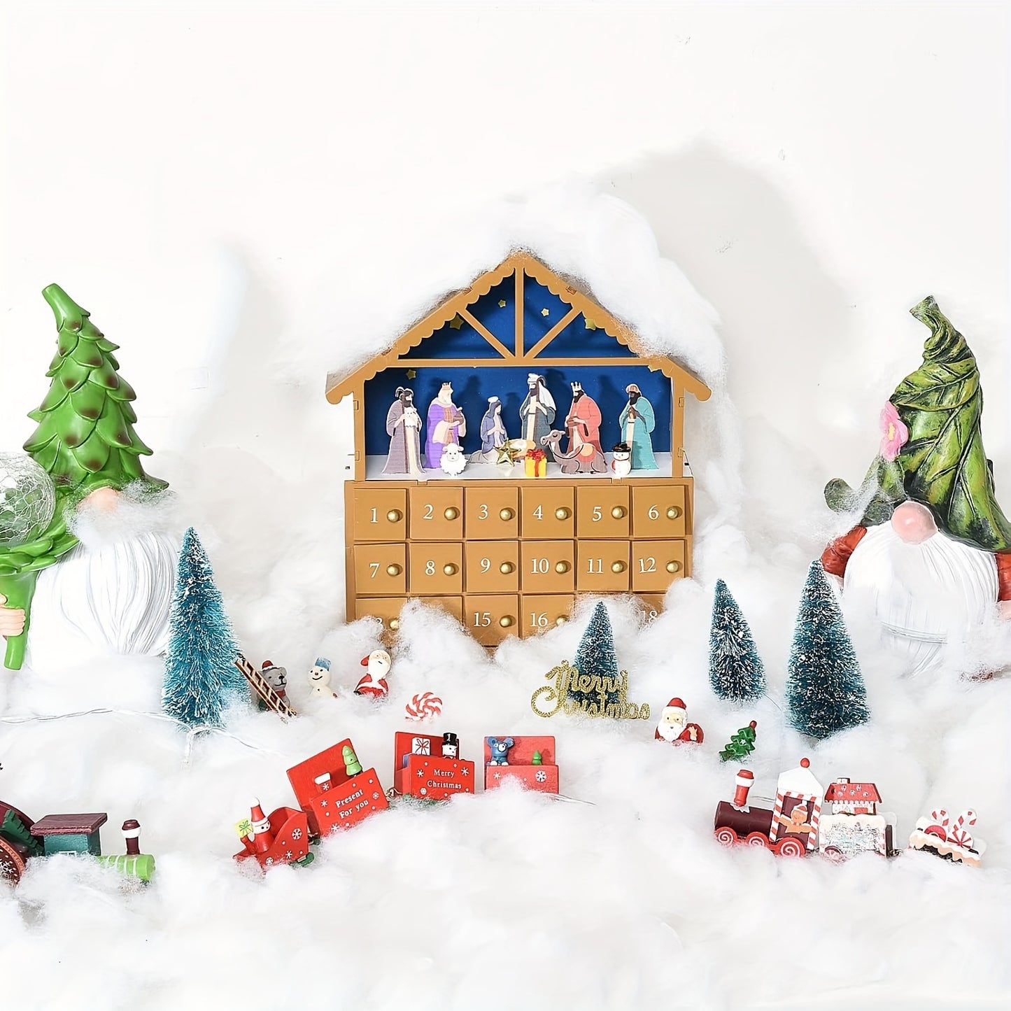 Christmas fake snow decor available in sizes ranging from 80g to 320g for fluffy indoor winter decoration.