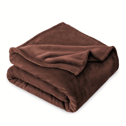 200g flannel blanket in solid color for Halloween and Christmas decoration, sold as a single piece.