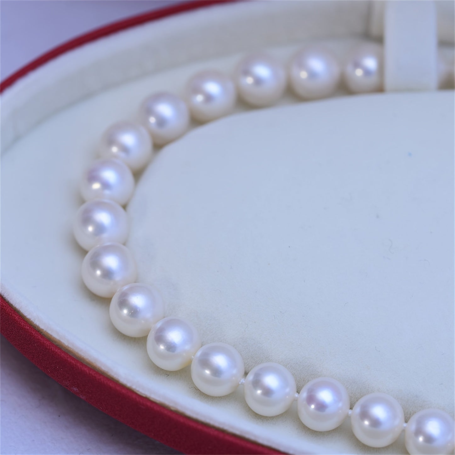 Exquisite Boho Chic Freshwater Pearl Necklace, Round with Gorgeous High Luster and Delicate Imperfections, Plated with 925 Sterling Silver, Ideal for Everyday or Special Occasions, Makes a Wonderful Christmas Gift, Suitable for Any Season.