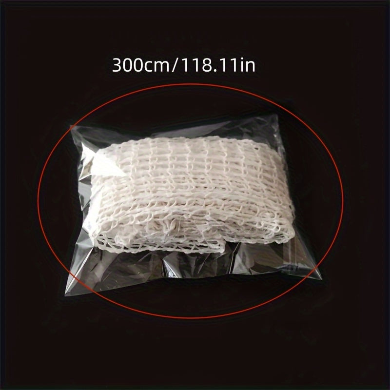 1 piece of 3-meter polyester meat net roll - a tool used for non-food contact sausage packaging for ham, hot dogs, loose racks, and binding hooves.