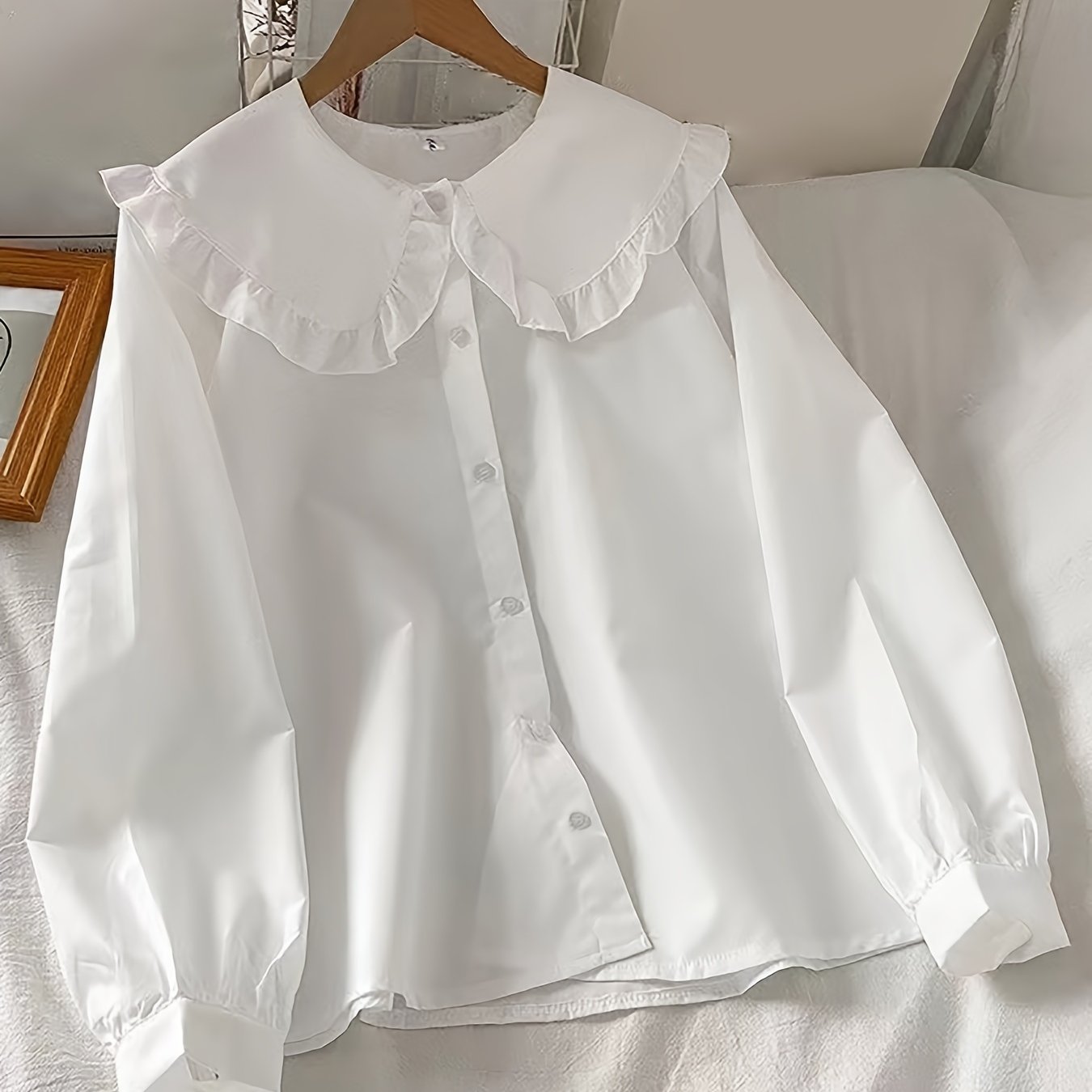 Women's A-14 Long-Sleeve Shirt with Doll Collar