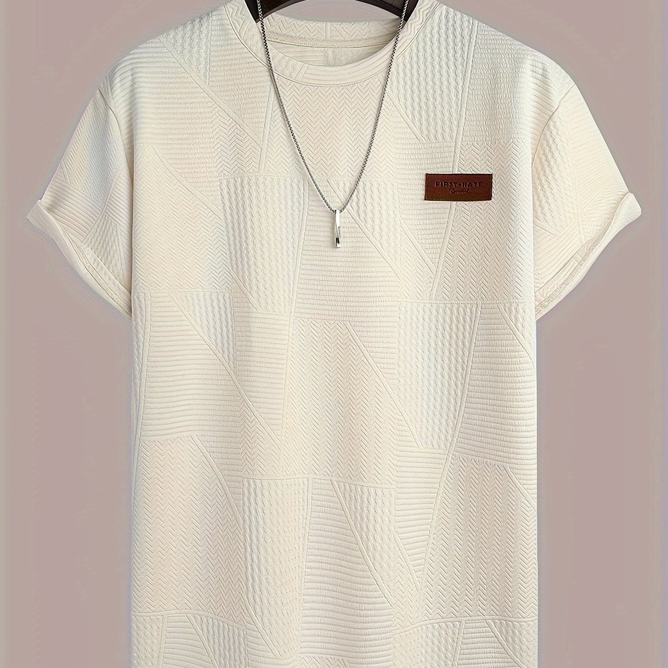 Jacquard Tee for Men