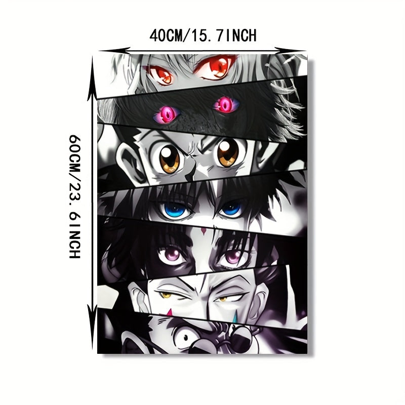 1-piece anime eyes art poster canvas painting, 40x60cm, modern home decoration for living room or kids bedroom, unframed.