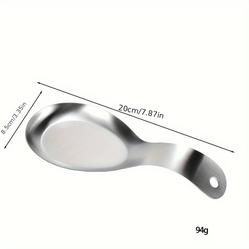 Stainless Steel Spoon Rest Tray - Durable and Sleek Design for Home and Commercial Use | Holds Spoons and Kitchen Tools