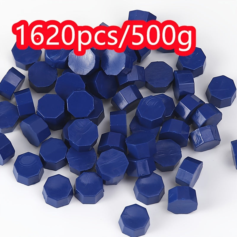 1620pcs/500g Octagonal wax particles for envelope special mud DIY gift box sealing wax retro bulk sealing wax particle