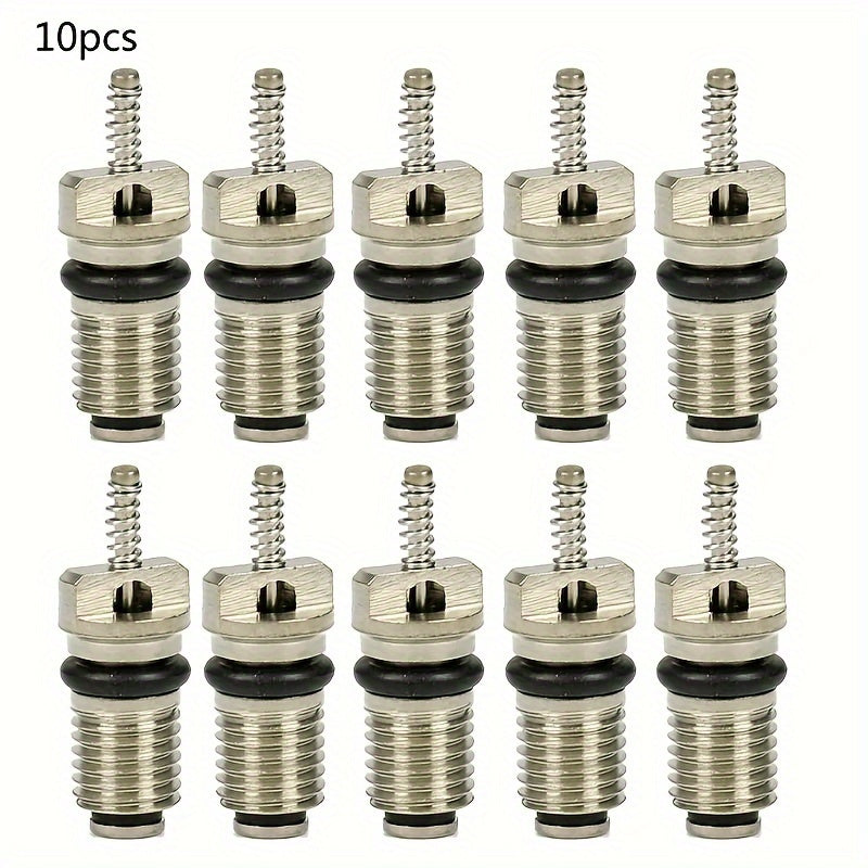 10 pieces of AC R134A valve cores for automotive air conditioning, including automotive accessories.