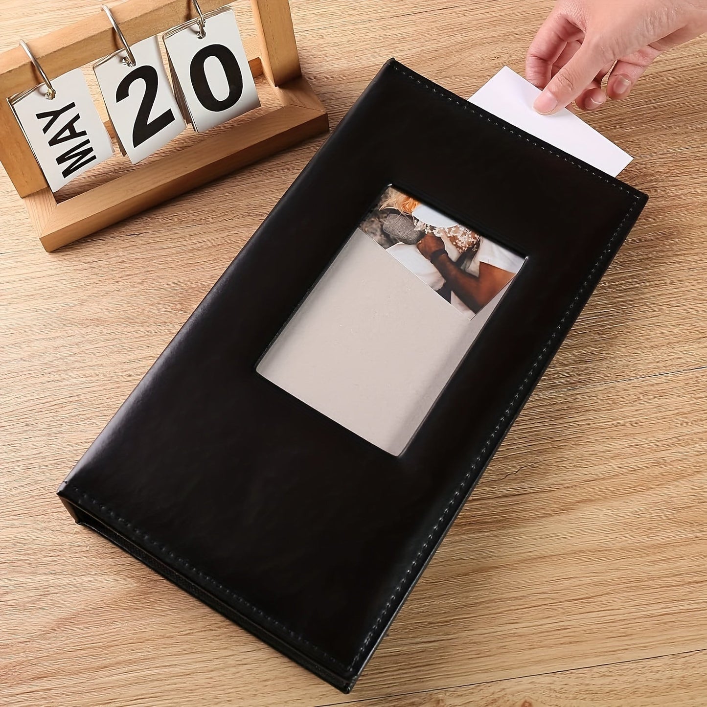 This premium PU leather photo album can store up to 300 4x6 photos, making it perfect for preserving memories from family events, weddings, anniversaries, travels, graduations, and more. With its large capacity and elegant design, it also makes an ideal