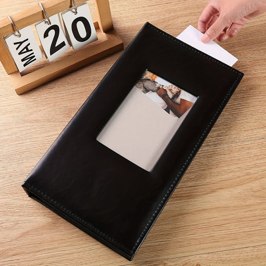 This premium PU leather photo album can store up to 300 4x6 photos, making it perfect for preserving memories from family events, weddings, anniversaries, travels, graduations, and more. With its large capacity and elegant design, it also makes an ideal