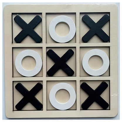 Tic Tac Toe board game for casual party entertainment, outdoor gatherings, holidays, birthdays. Great for puzzle training and thinking skills.