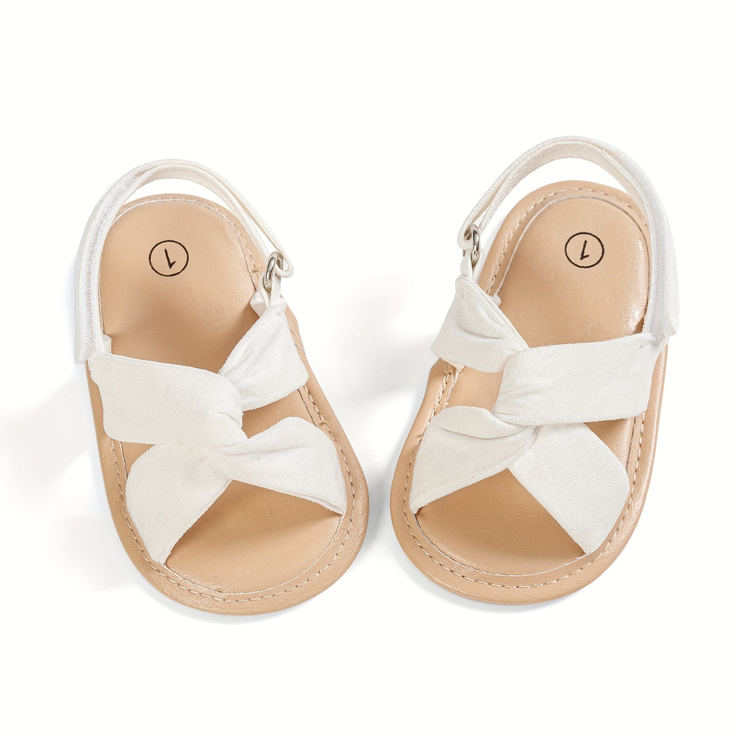 Breathable lightweight open toe sandals for baby girls, perfect for spring and summer walks.